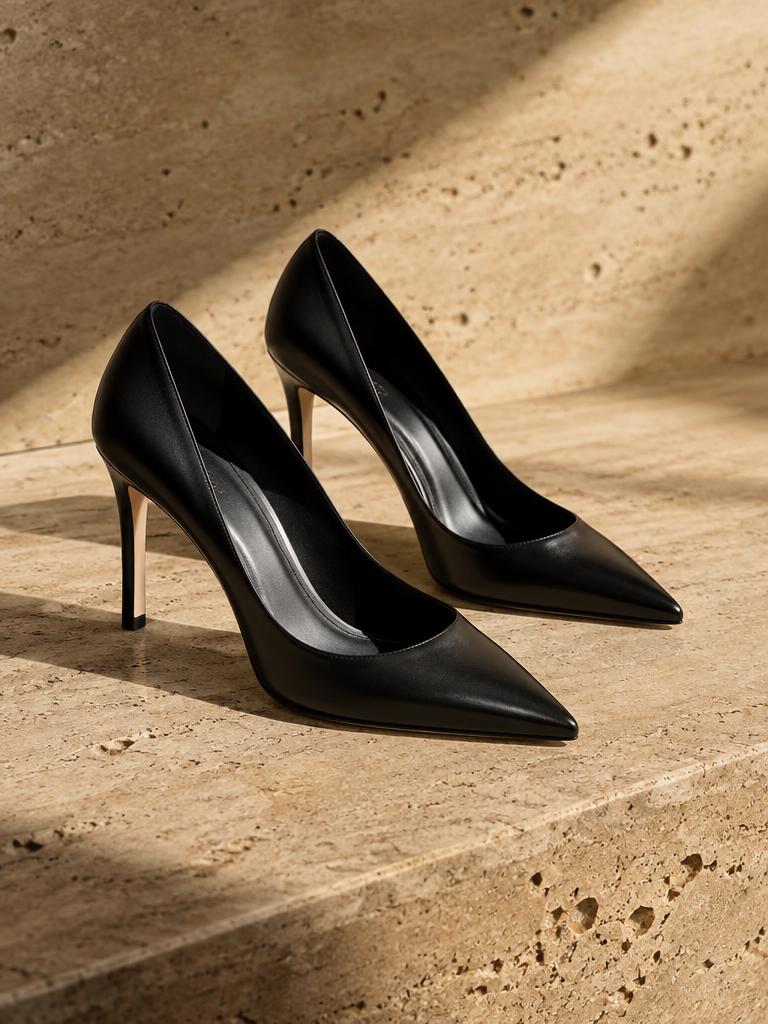 Noir Pointed Pump
